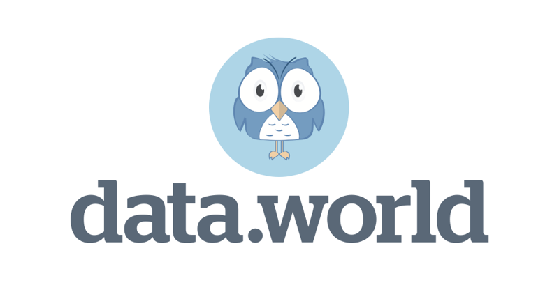 Top 7 Data Catalog Tools - data.world logo | Hevo Data